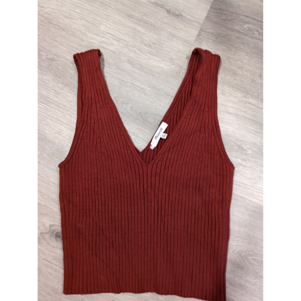 Madewell Women's Tank Rust XL Stretchy